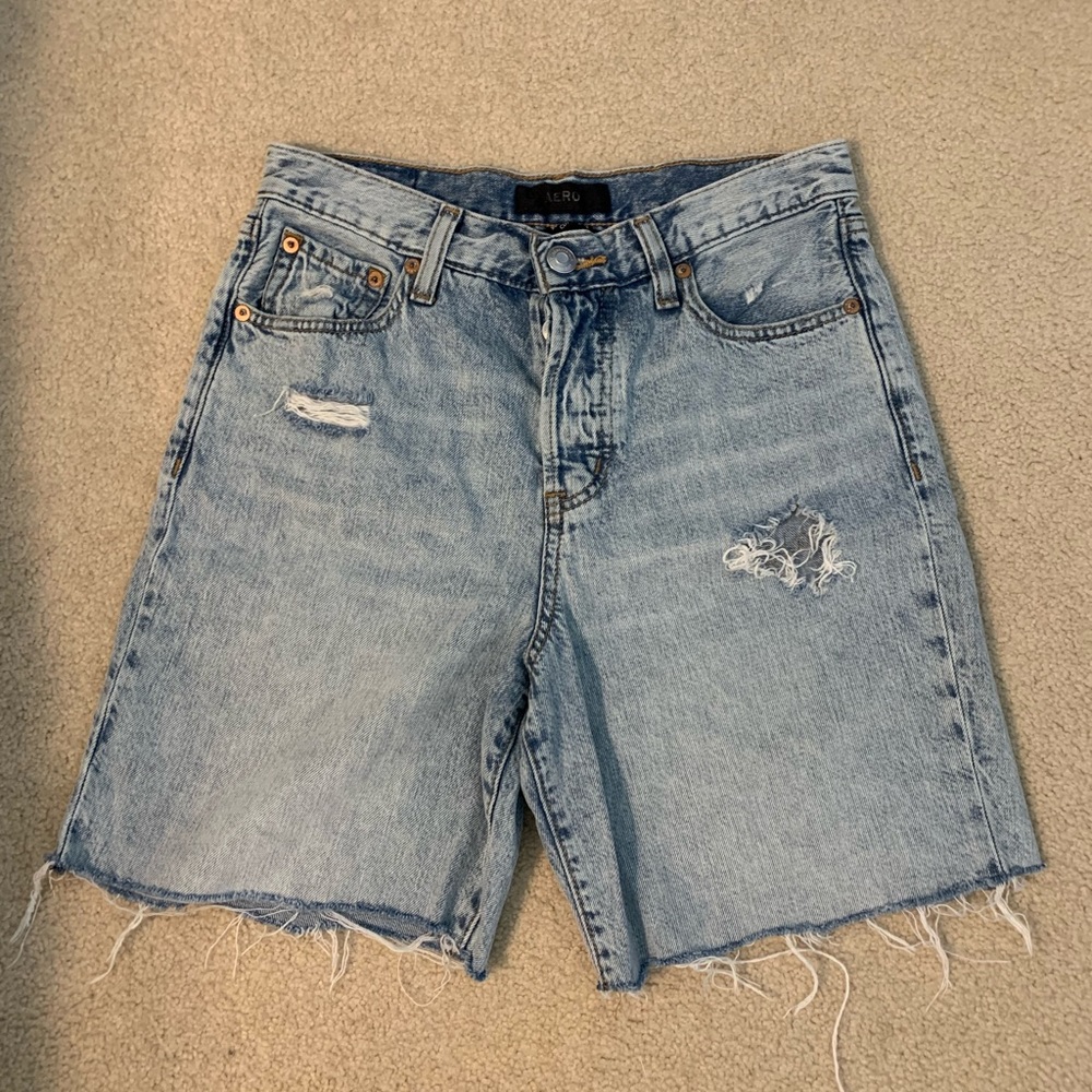 Aeropostale 90’s High Rise Cut Off Jean Shorts